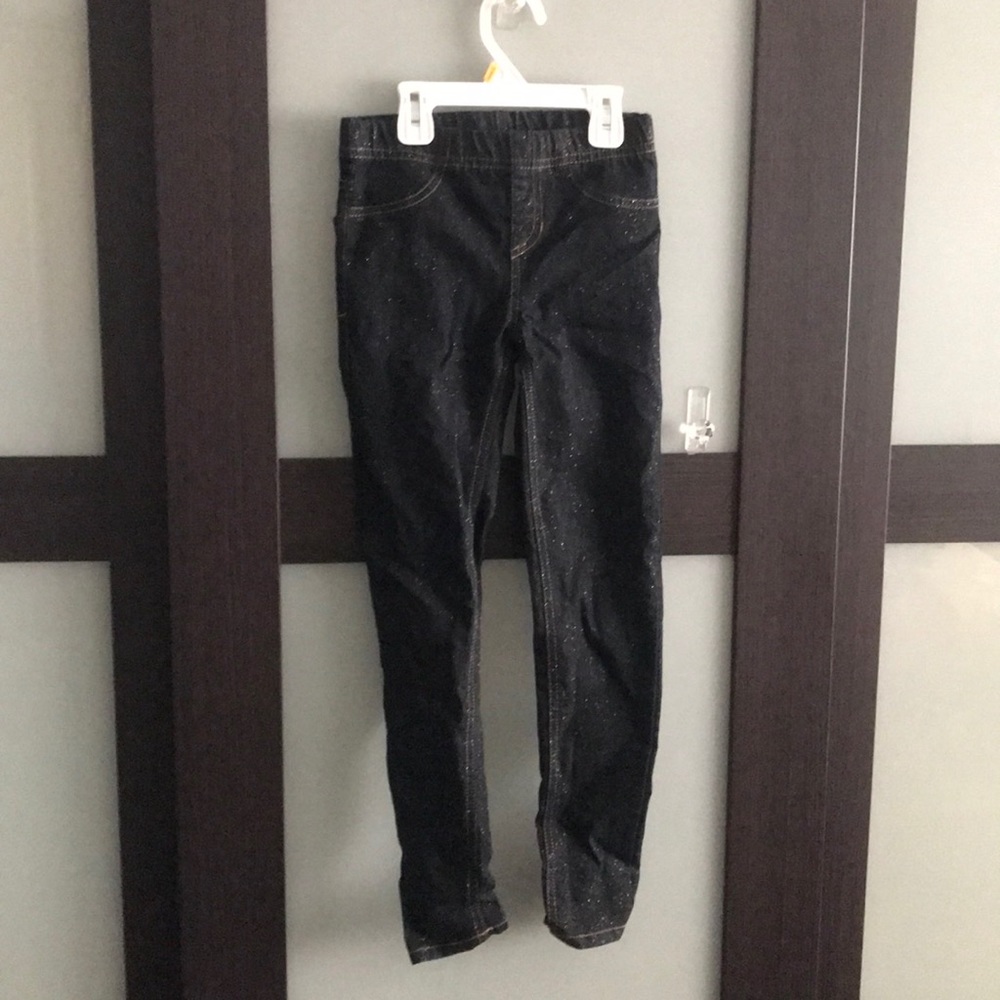 Cherokee stretch denim with glitter